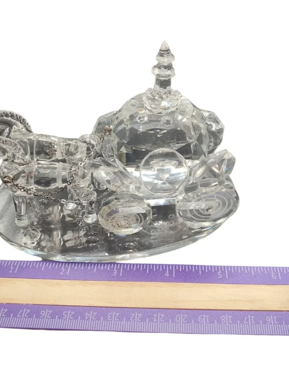 Shannon by Godinger Crystal Cinderella Horse Carriage With Faceted Details